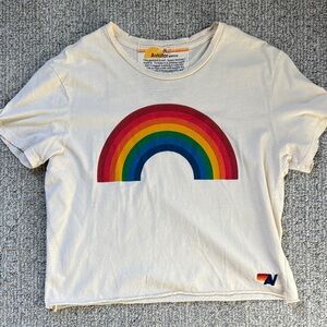 Aviator Nation Tee with Rainbow